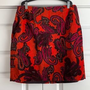 Beautiful Talbots Paisley Skirt